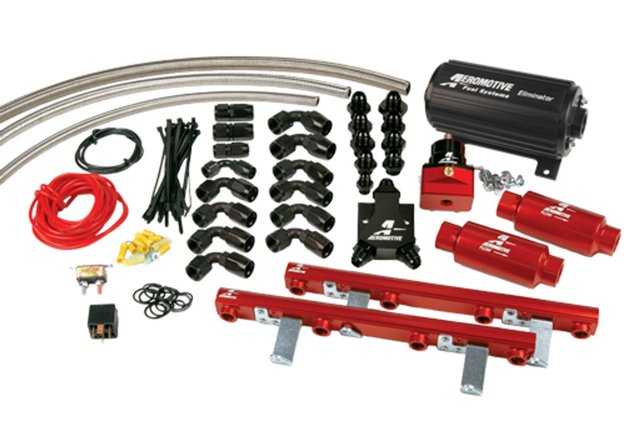 Aeromotive 1996-1998 1/2 Ford DOHC 4.6 L Eliminator Fuel System (Includes Eliminator Pump) Fuel Tank Not Included (Return Style System) 17144