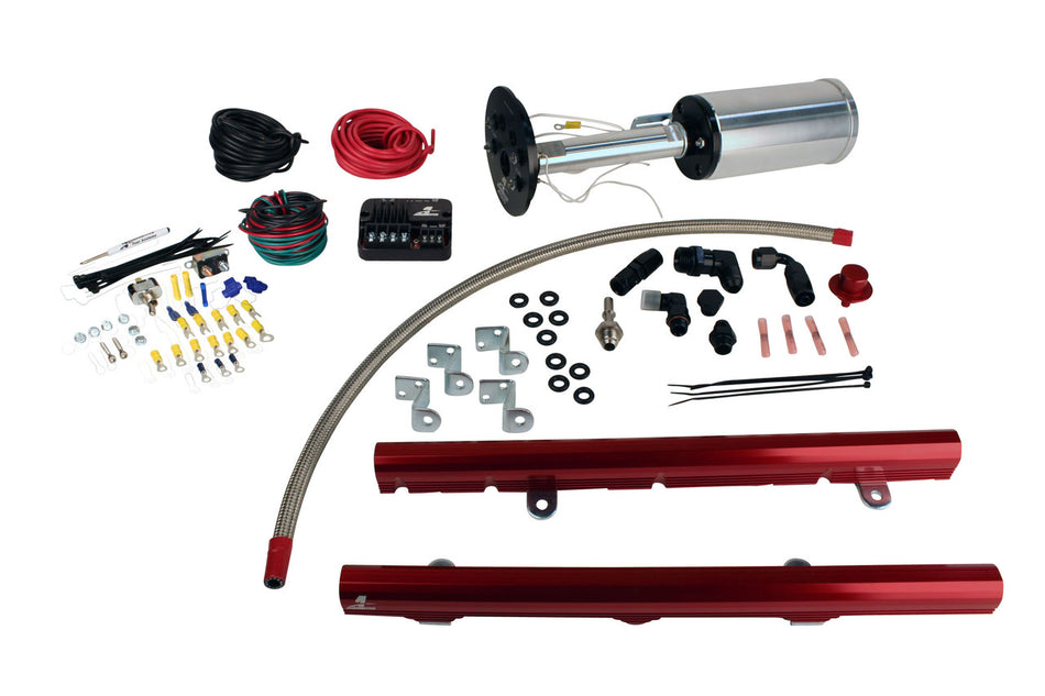 Aeromotive System 18671 Eliminator 14115 LS-3 Rails 16306 PSC & Misc. Fittings (05-13 C6 Corvette) 17185