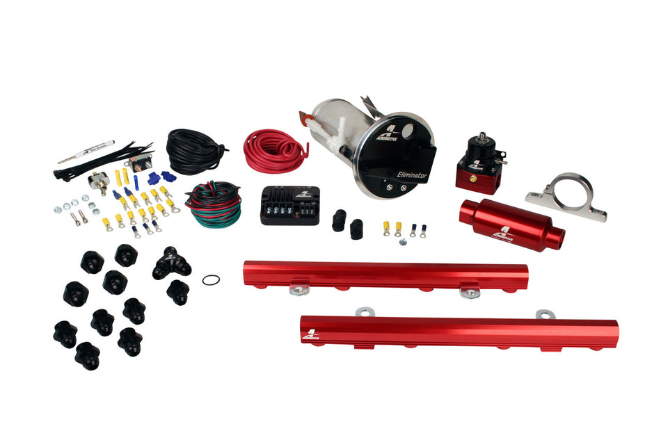 Aeromotive System 18677 Elim 14130 5.0L 4V Rails 16306 PSC & Misc. Fittings (05-09 Mustang) 17333