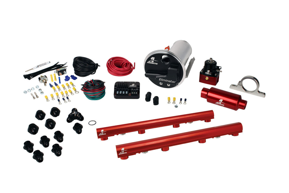 Aeromotive System 18683 Elim 14116 4.6L 3V Rails 16306 PSC & Misc. Fittings (07-12 Shelby GT500) 17335