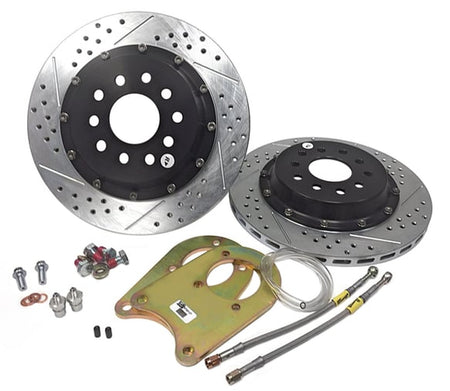 Baer Brakes EradiSpeed+ Rear Two-Piece Performance Brake Rotors (1993 - 1997 Chevy Camaro / Pontiac Firebird - All w/o ABS) 2302048