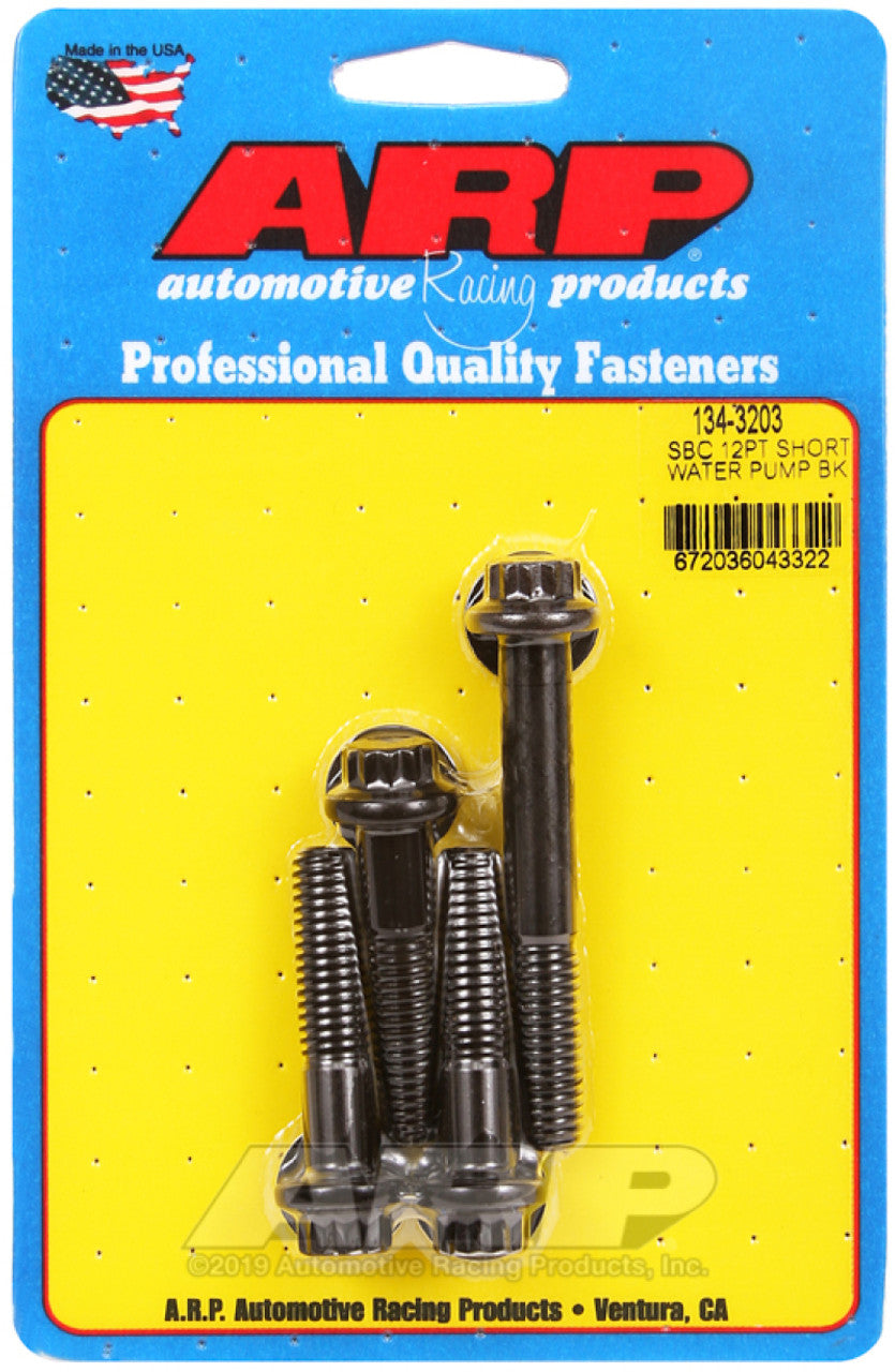 ARP SB Chevy 12pt Short Water Pump Bolt Kit - 134-3203