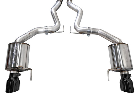 AWE Touring Edition Catback Exhaust Dual Black Tips (2024-2025 Mustang GT) 3015-33650