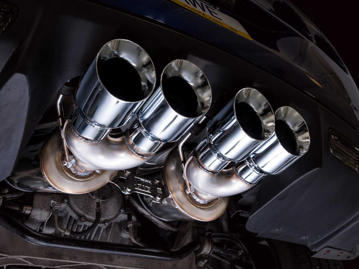 AWE Touring Edition Axleback Exhaust Chrome Tips (2006 - 2013 C6 Corvette Z06 / ZR1) 3015-42606