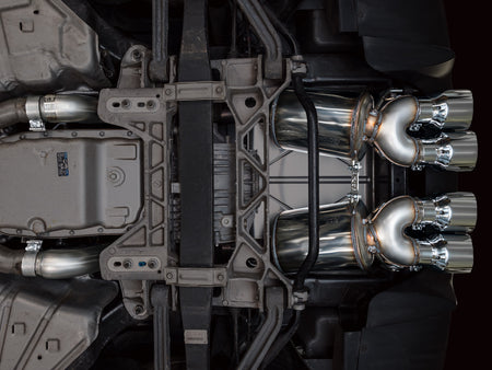 AWE Touring Edition Axleback Exhaust Chrome Tips (2005 - 2007 C6 Corvette 6.0L / 2008 6.0L) 3015-42660