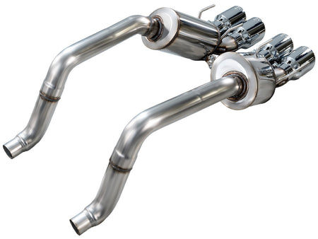 AWE Touring Edition Axleback Exhaust Chrome Tips (2009 - 2013 C6 Corvette 6.2L) 3015-42662