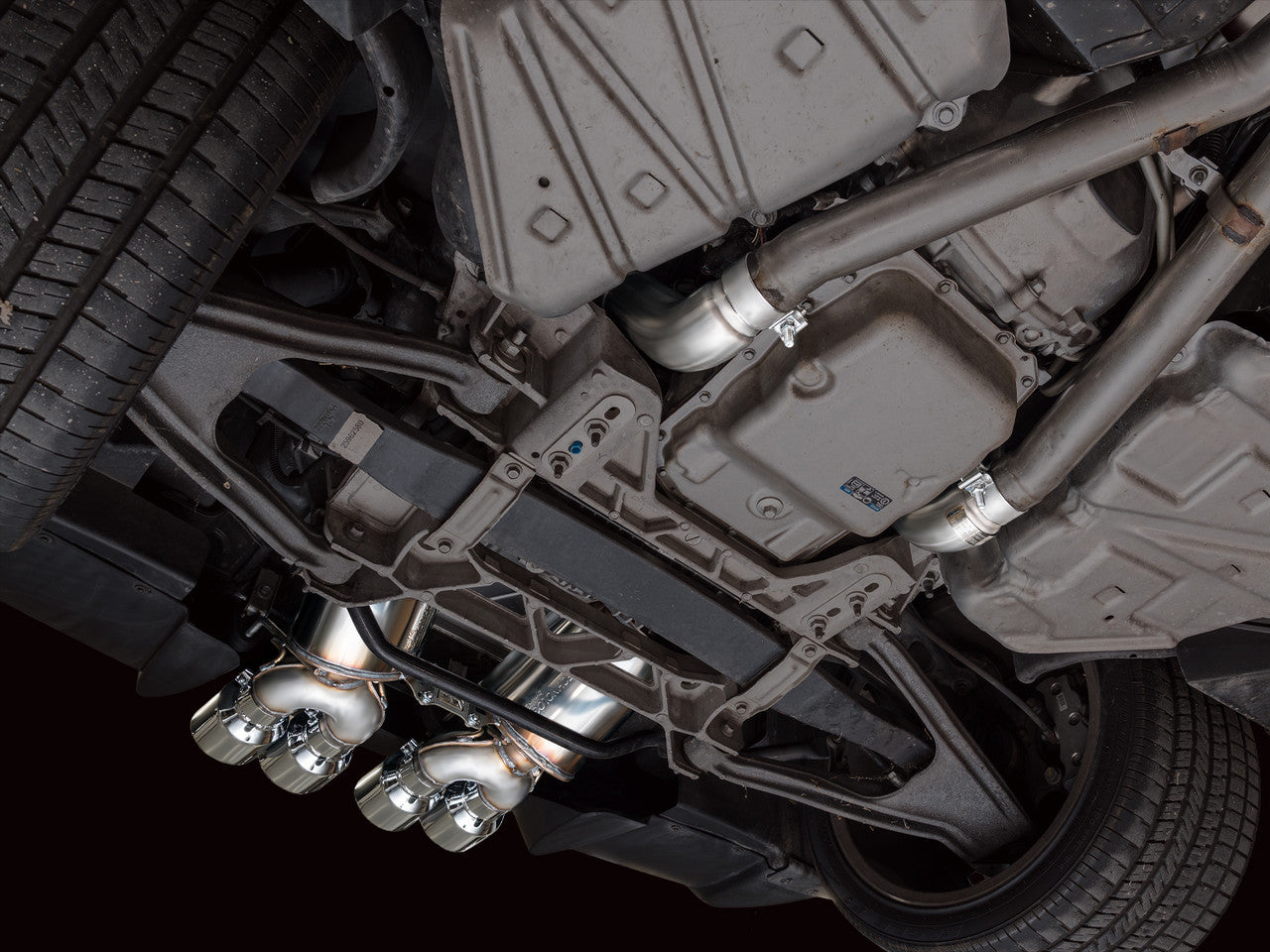 AWE Touring Edition Axleback Exhaust Chrome Tips (2009 - 2013 C6 Corvette 6.2L) 3015-42662