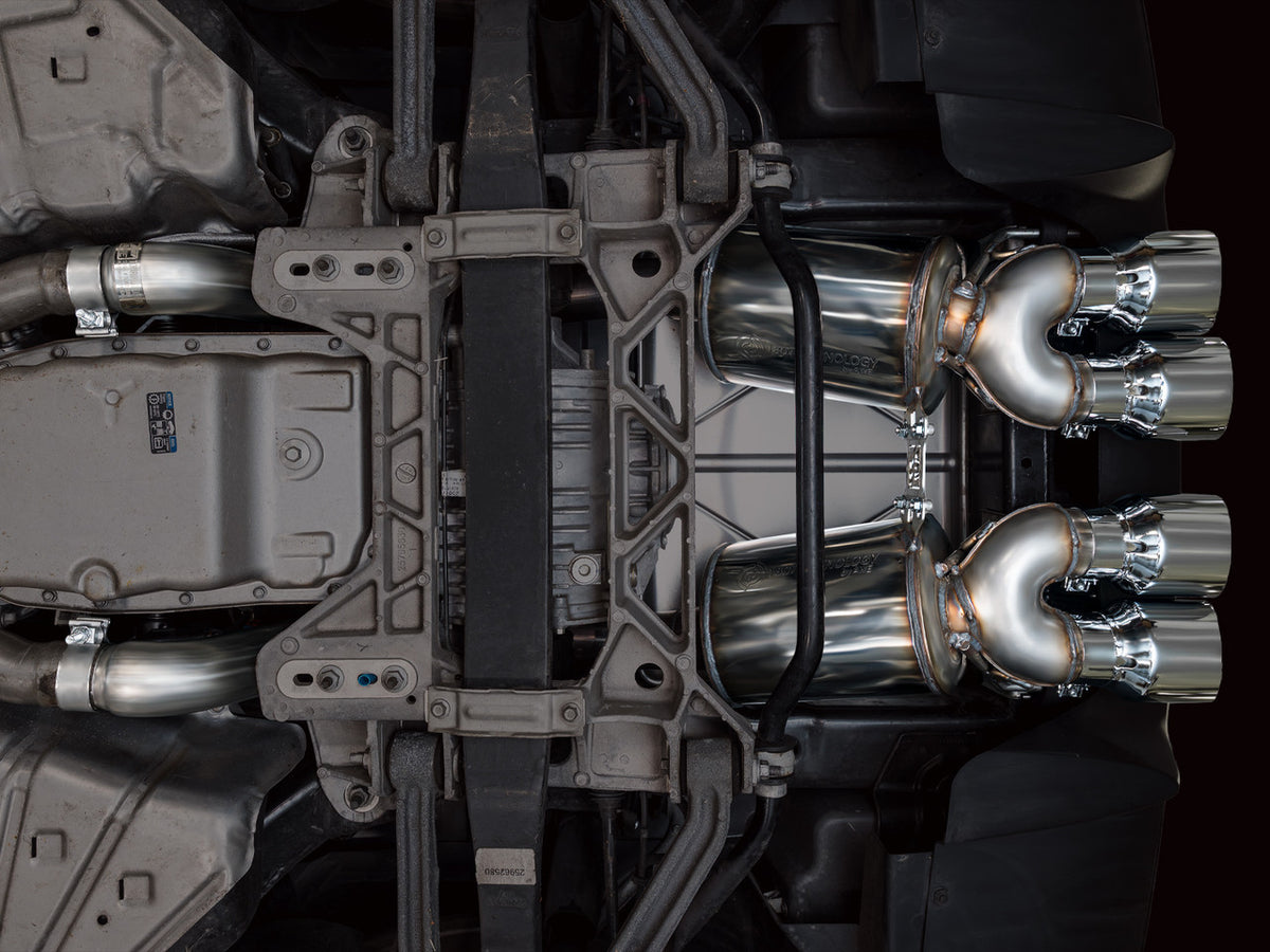 AWE Touring Edition Axleback Exhaust Chrome Tips (2009 - 2013 C6 Corvette 6.2L) 3015-42662