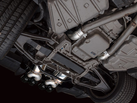 AWE Touring Edition Axleback Exhaust Black Tips (2005 - 2007 C6 Corvette 6.0L / 2008 6.0L) 3015-43660