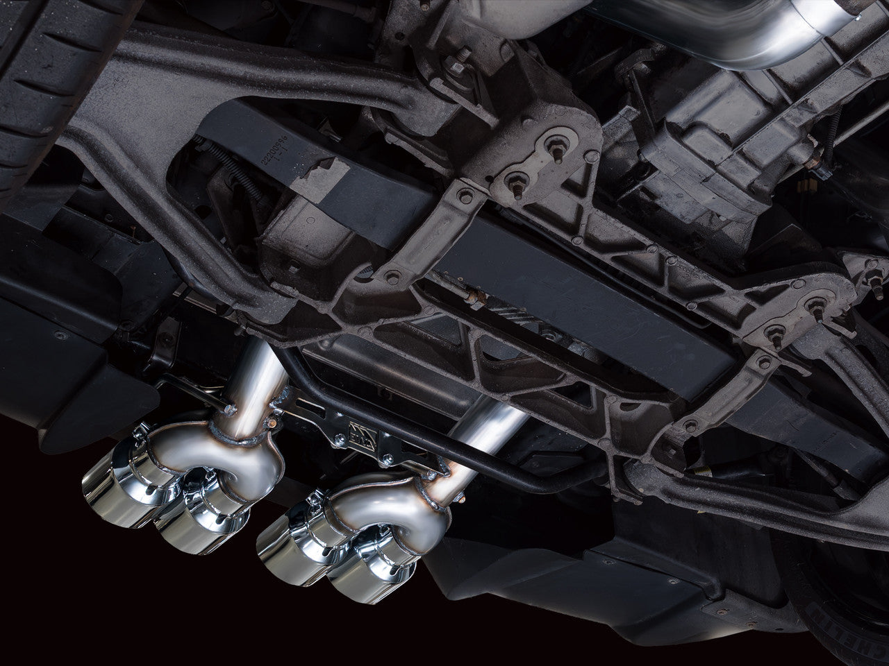 AWE Track Edition Axleback Exhaust Chrome Tips (2006 - 2013 C6 Corvette Z06 / ZR1) 3020-42606