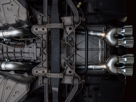 AWE Track Edition Axleback Exhaust Chrome Tips (2006 - 2013 C6 Corvette Z06 / ZR1) 3020-42606