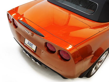 AWE Track Edition Axleback Exhaust Chrome Tips (2005 - 2007 C6 Corvette 6.0L / 2008 6.0L) 3020-42660