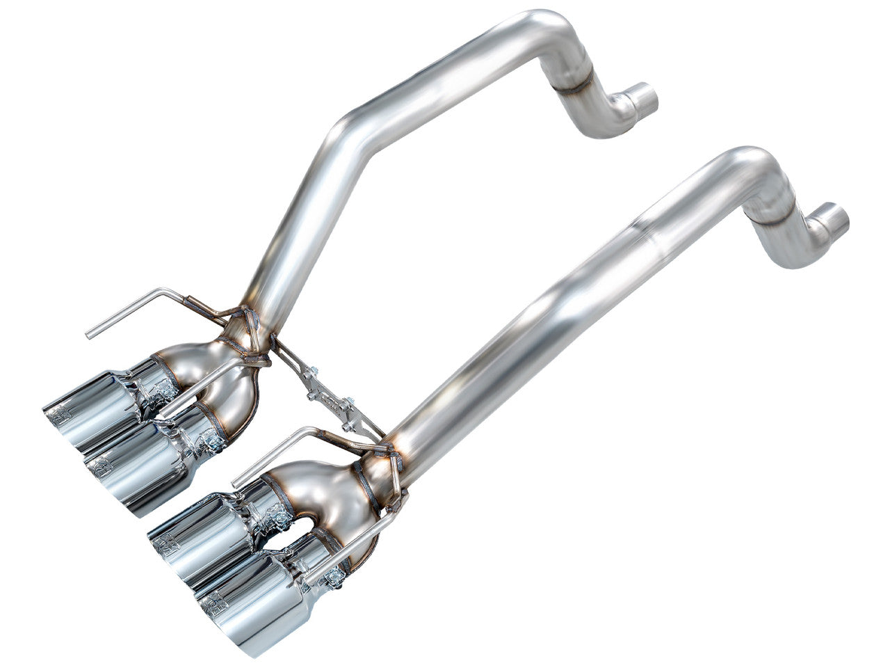 AWE Track Edition Axleback Exhaust Chrome Tips (2005 - 2007 C6 Corvette 6.0L / 2008 6.0L) 3020-42660