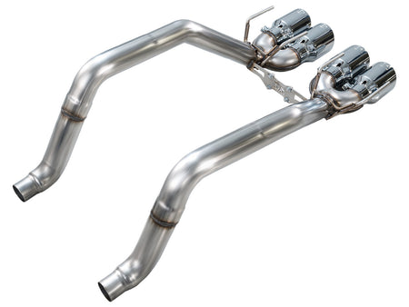 AWE Track Edition Axleback Exhaust Chrome Tips (2005 - 2007 C6 Corvette 6.0L / 2008 6.0L) 3020-42660