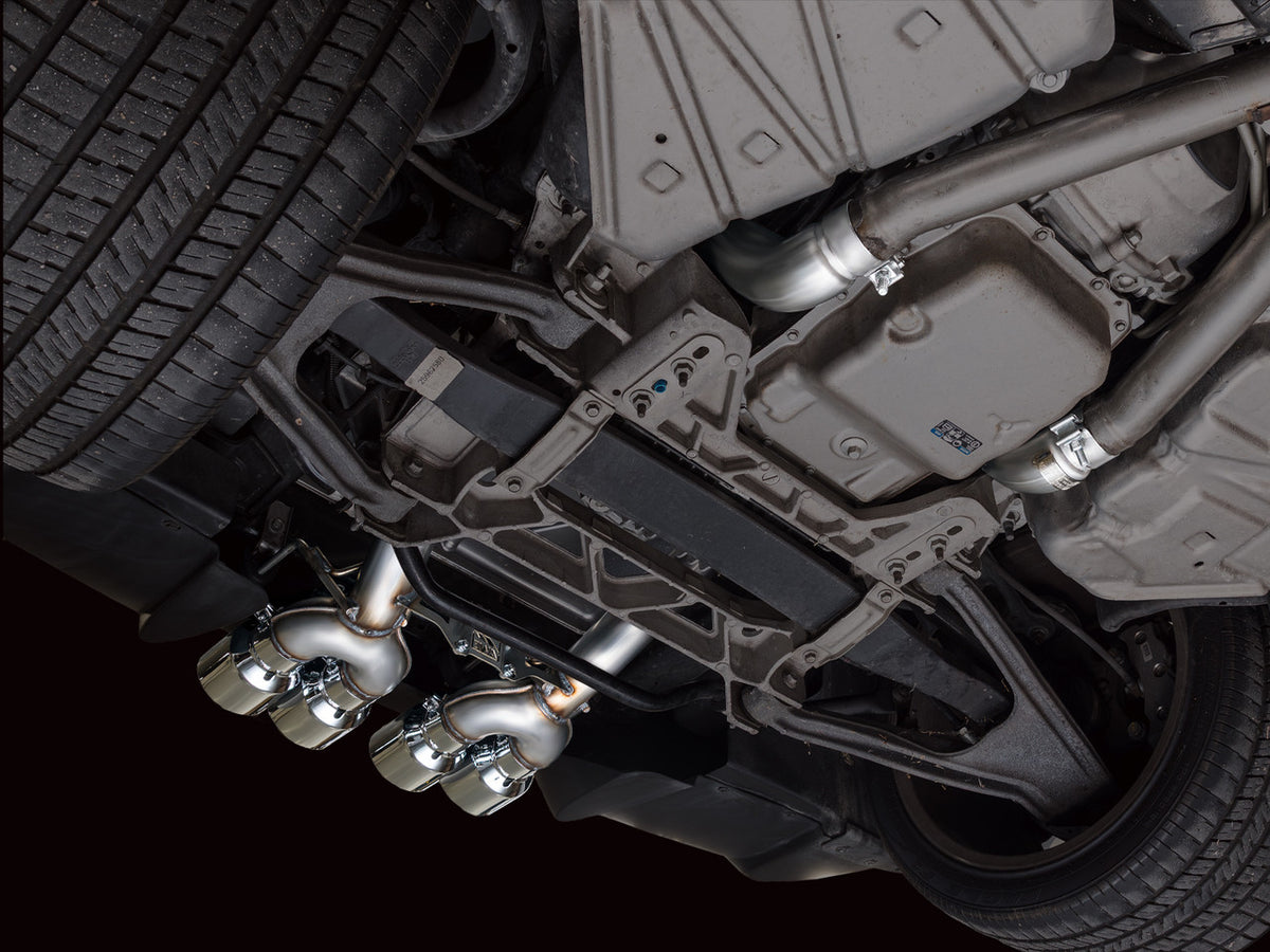 AWE Track Edition Axleback Exhaust Chrome Tips (2005 - 2007 C6 Corvette 6.0L / 2008 6.0L) 3020-42660