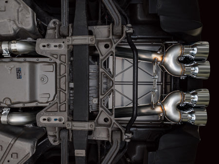 AWE Track Edition Axleback Exhaust Chrome Tips (2005 - 2007 C6 Corvette 6.0L / 2008 6.0L) 3020-42660