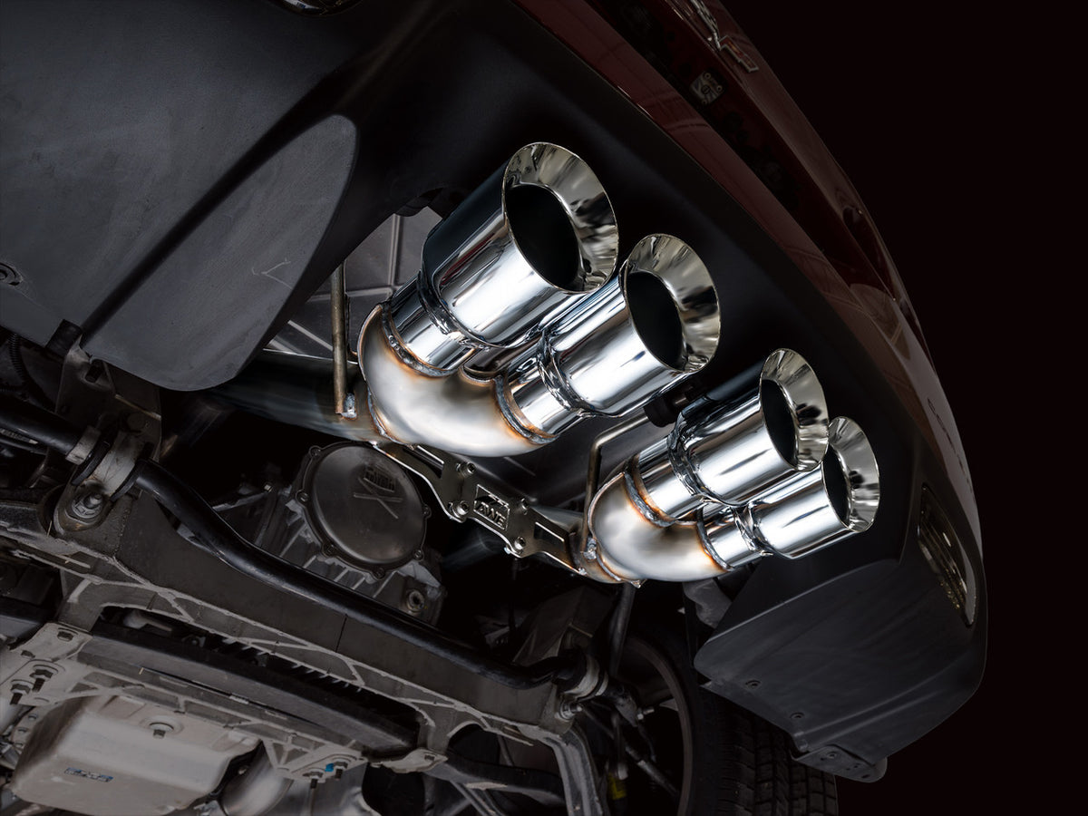 AWE Track Edition Axleback Exhaust Chrome Tips (2009 - 2013 C6 Corvette 6.2L) 3020-42662