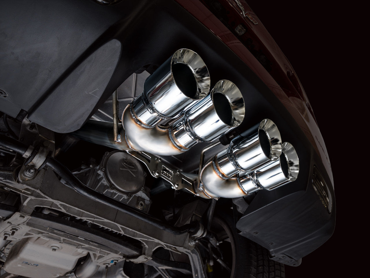 AWE Track Edition Axleback Exhaust Chrome Tips (2009 - 2013 C6 Corvette 6.2L) 3020-42662