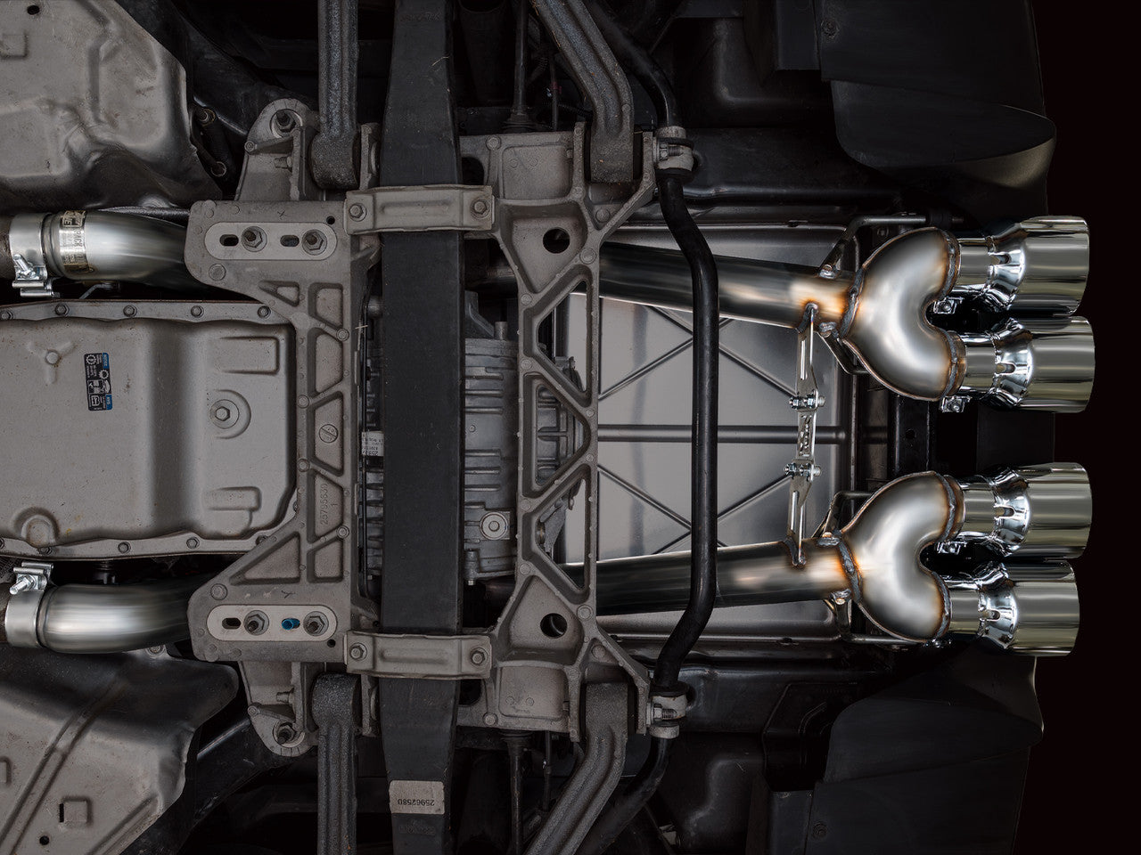 AWE Track Edition Axleback Exhaust Chrome Tips (2009 - 2013 C6 Corvette 6.2L) 3020-42662