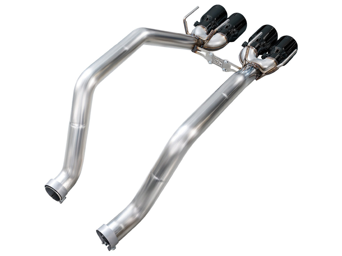 AWE Track Edition Axleback Exhaust Black Tips (2006 - 2013 C6 Corvette Z06 / ZR1) 3020-43606