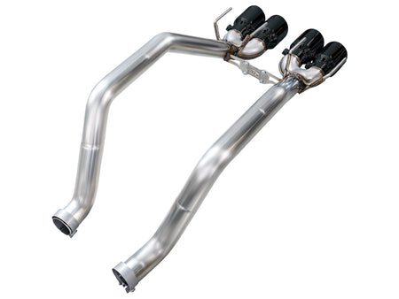 AWE Track Edition Axleback Exhaust Black Tips (2006 - 2013 C6 Corvette Z06 / ZR1) 3020-43606