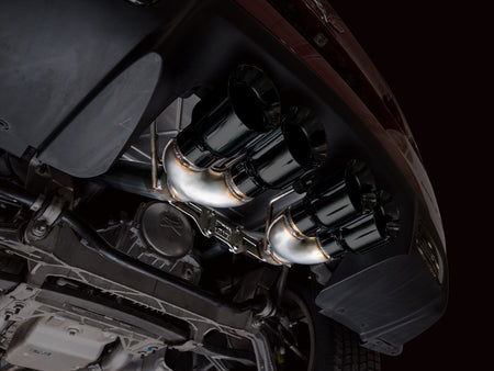 AWE Track Edition Axleback Exhaust Black Tips (2005 - 2007 C6 Corvette 6.0L / 2008 6.0L) 3020-43660