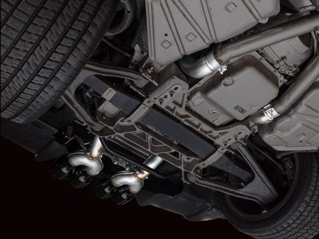AWE Track Edition Axleback Exhaust Black Tips (2009 - 2013 C6 Corvette 6.2L) 3020-43662