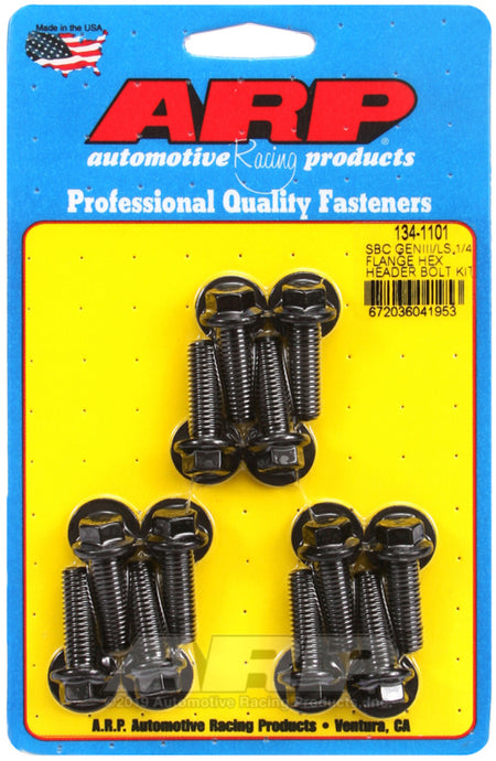 ARP Chevy LS 1/4in Flange Hex Header Bolt Kit - 134-1101
