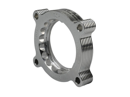 aFe 11-14 Ford Mustang/ 11-14 Ford F-150 V6 3.7L Silver Bullet Throttle Body Spacer - Silver - 46-33016