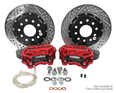 Baer Brakes 11.62" SS4+ Rear Drag Race Brake System (2015 - 2018 Mustang w/ OE Rear Knuckles & Hubs) 4262695FR
