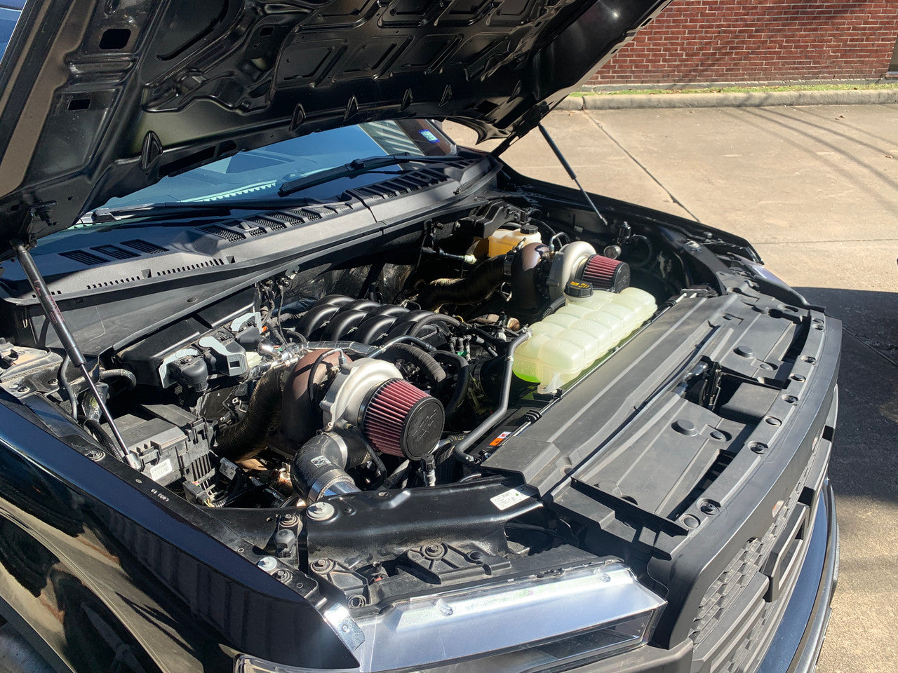 AldoWelds Top Mount Twin Turbo Base Kit (2015-2023 F150)