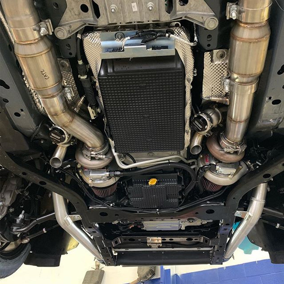 AldoWelds Mid Mount Twin Turbo Kit (2015-2023 Mustang)