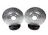Baer Slotted Drilled Zinc-Plated Sport Rear Rotor Pair (1982 - 1988 Camaro / Firebird / Trans AM ) 05551-020