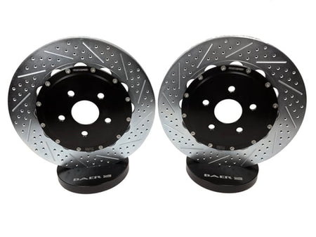 Baer Brakes EradiSpeed+ Rear Two-Piece Performance Brake Rotors (2010 - 2015 Chevy Camaro SS / 2012 - 2015 Camaro ZL1) 2302064