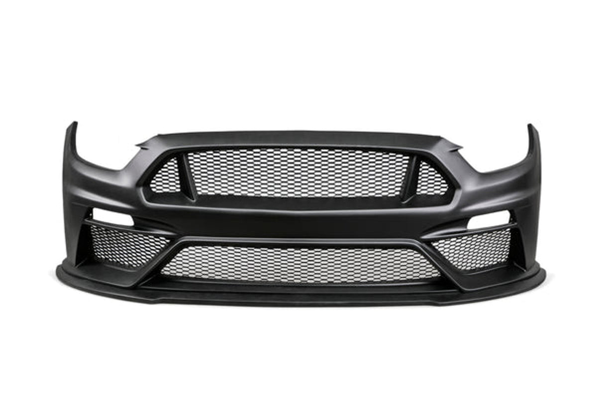 Anderson Composites Type-TT GT Style Fiberglass Front Bumper w/Front Lip (2015-2017 Mustang) AC-FB15FDMU-TT-GF