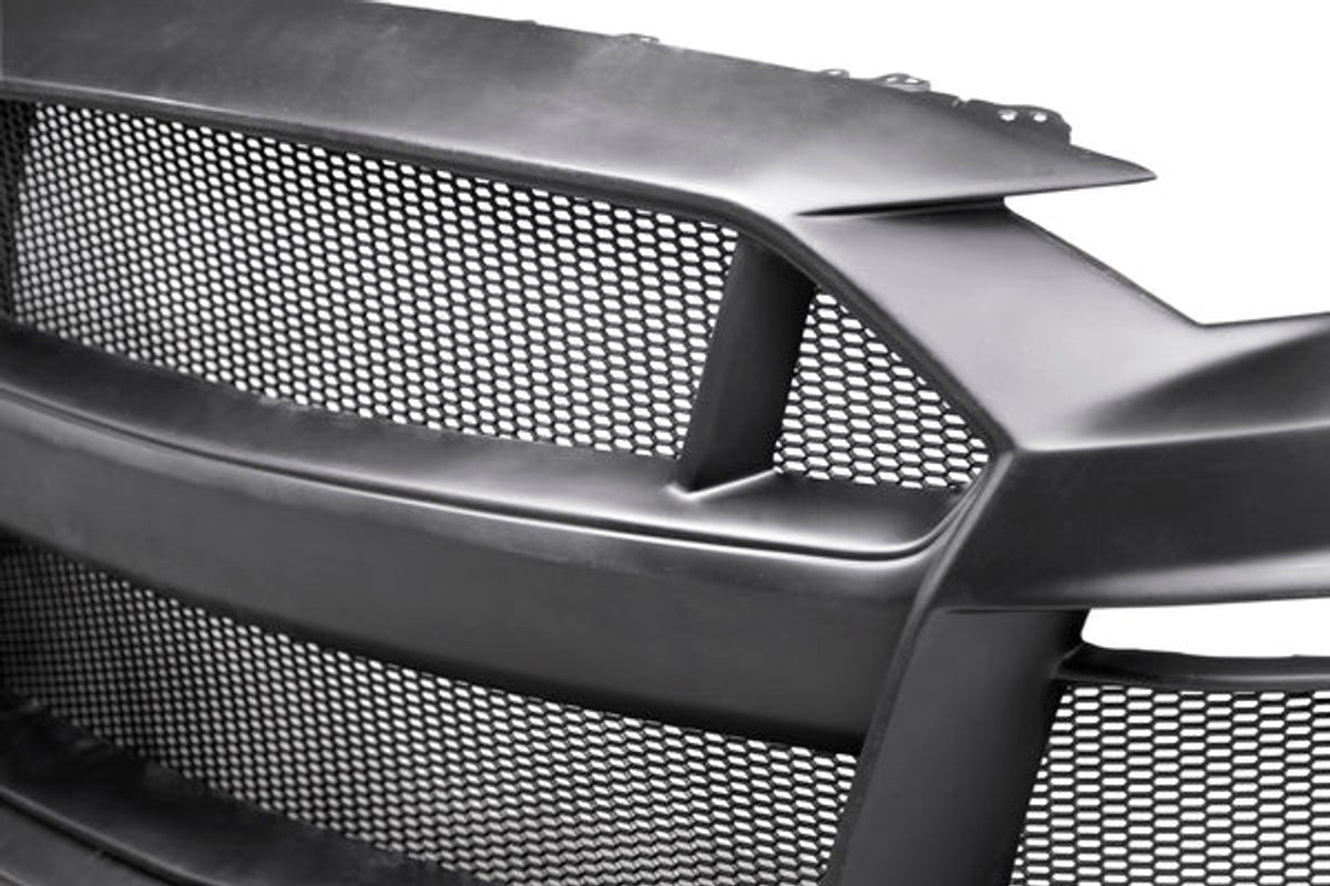 Anderson Composites Front Bumper Type-ST w/Fiberglass Grille/Front Lip (2018-2023 Mustang) AC-FB18FDMU-ST-GF