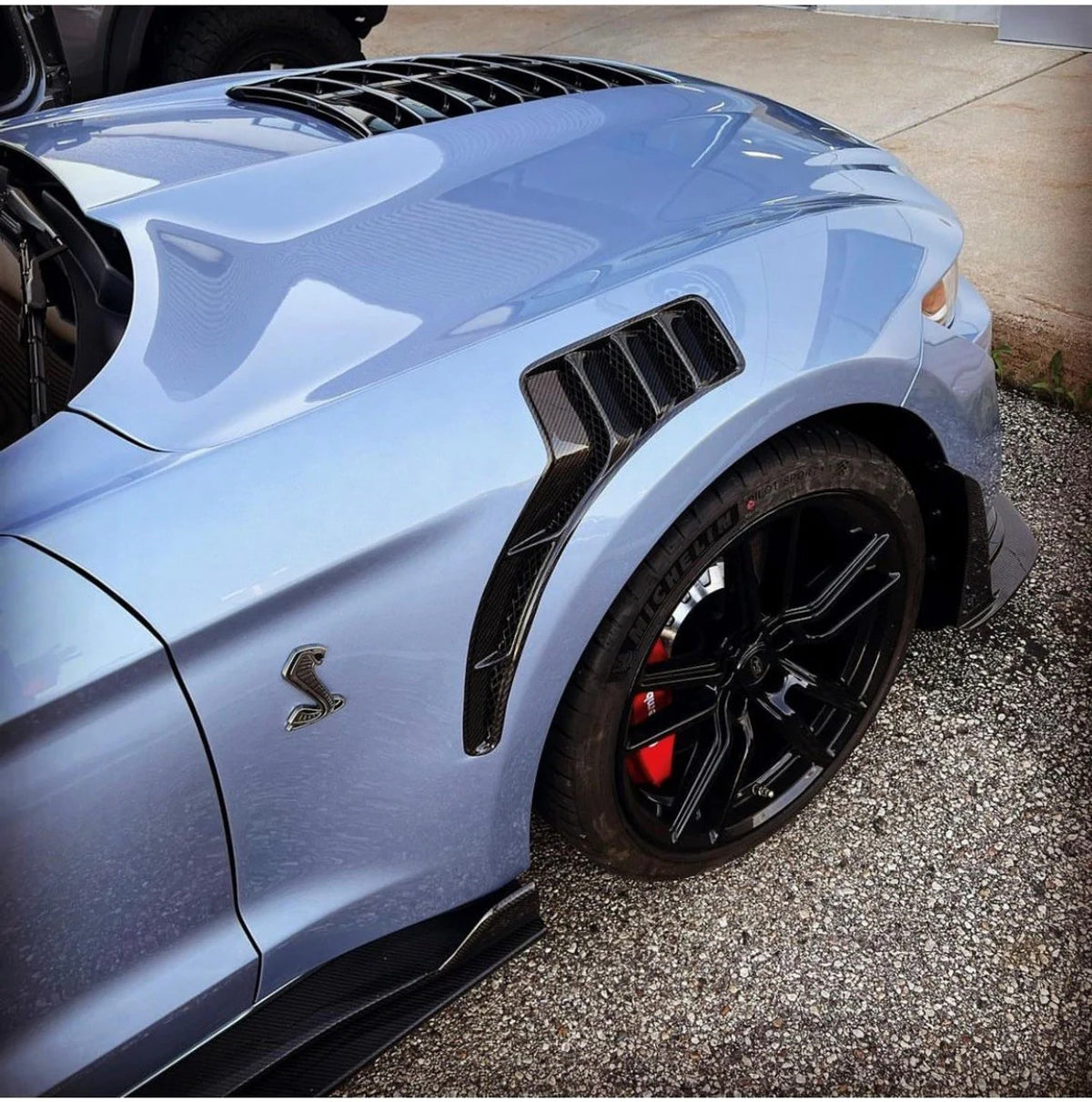 Anderson Composites Type-TPF Carbon Fiber Fenders Pair (2020-2023 Mustang Shelby GT500) AC-FF20FDMU500-TPF