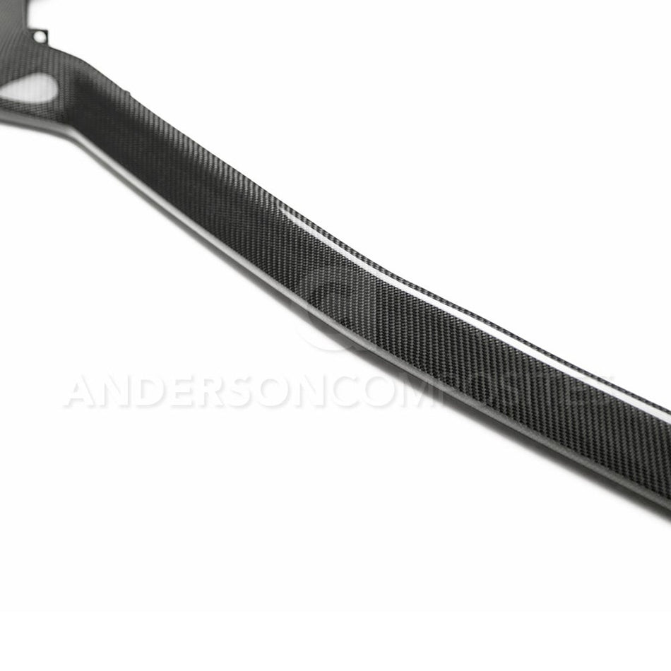 Anderson Composites Type-OE Carbon Fiber Front Chin Splitter (2018-2023 Mustang PP1) AC-FL18FDMU-AO