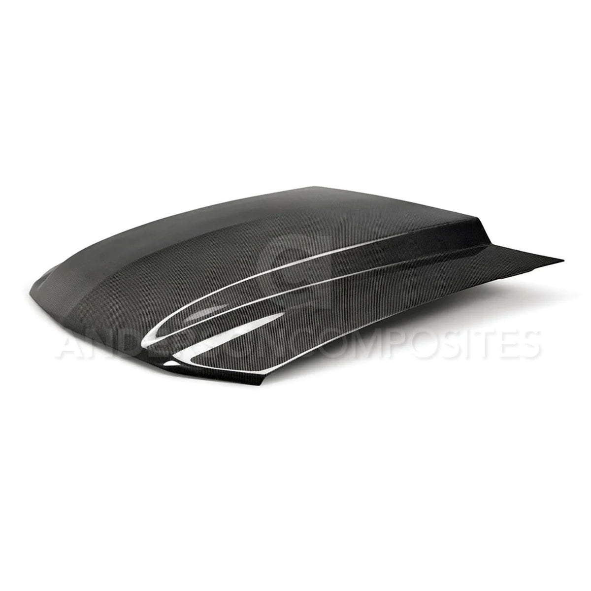 Anderson Composites Hood Type-CJ Carbon Fiber (2010-2012 Mustang) AC-HD10FDMU-CJ