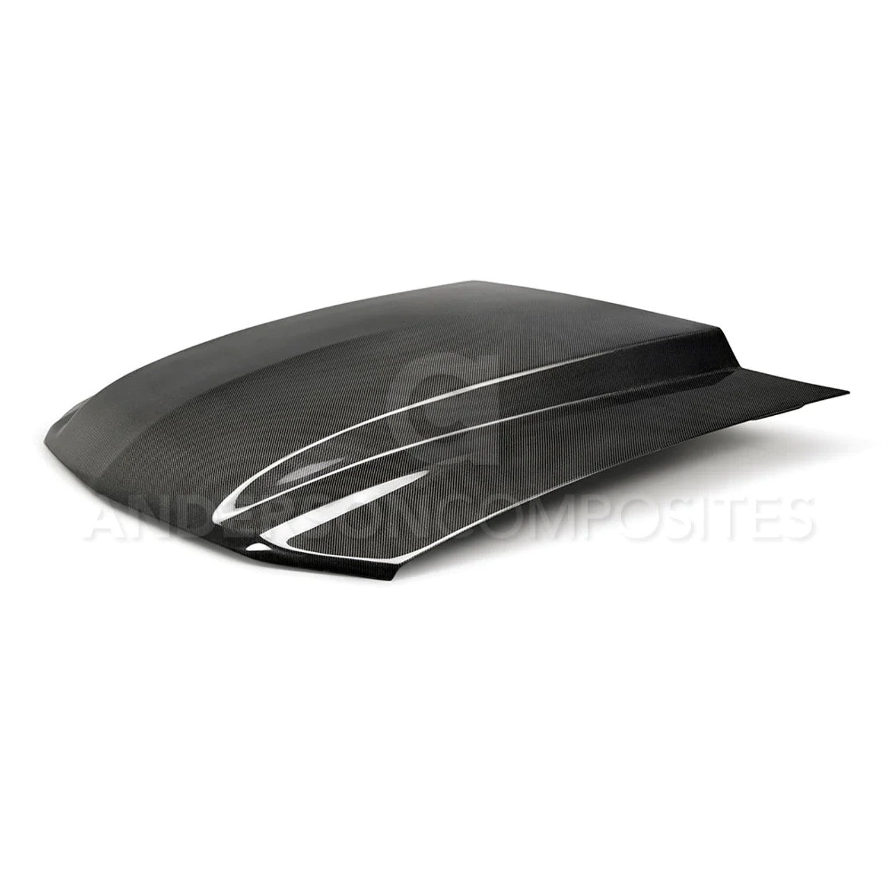 Anderson Composites Hood Type-CJ Carbon Fiber (2010-2012 Mustang) AC-HD10FDMU-CJ