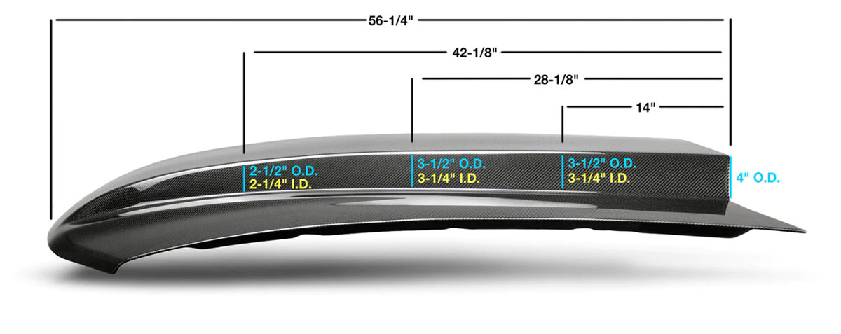Anderson Composites Hood Type-CJ Carbon Fiber (2010-2012 Mustang) AC-HD10FDMU-CJ