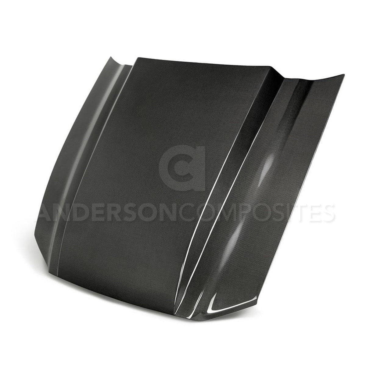 Anderson Composites Carbon Fiber Cowl Hood (2013-2014 Mustang) AC-HD13FDMU-CJ