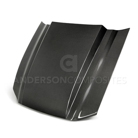 Anderson Composites Carbon Fiber Cowl Hood (2013-2014 Mustang) AC-HD13FDMU-CJ