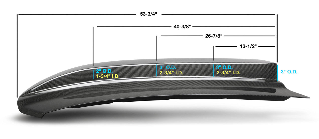 Anderson Composites Carbon Fiber Cowl Hood (2013-2014 Mustang) AC-HD13FDMU-CJ