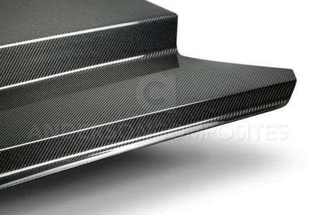 Anderson Composites 3" Double Sided Carbon Fiber Cowl Hood (15-17 Mustang) AC-HD15FDMU-CJ-DS