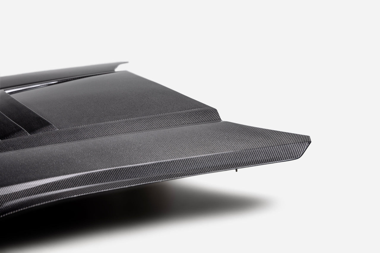 Anderson Composites Double Sided Type-GT5 Carbon Fiber Hood (2024-2025 Mustang) AC-HD24FDMU-GT5-DS