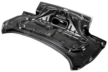 Anderson Composites Carbon Fiber Double Sided Decklid w/Integrated Spoiler (2015-2023 Mustang) AC-TL15FDMU-SA-DS
