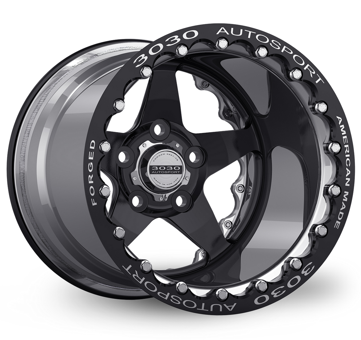 3030 Autosport Launch Rear 15x15 DBL Wheel