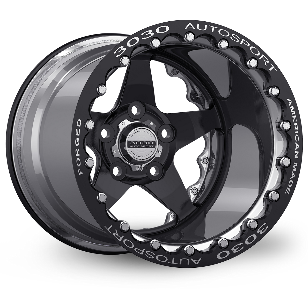 3030 Autosport Launch Rear 15x10 DBL Wheel