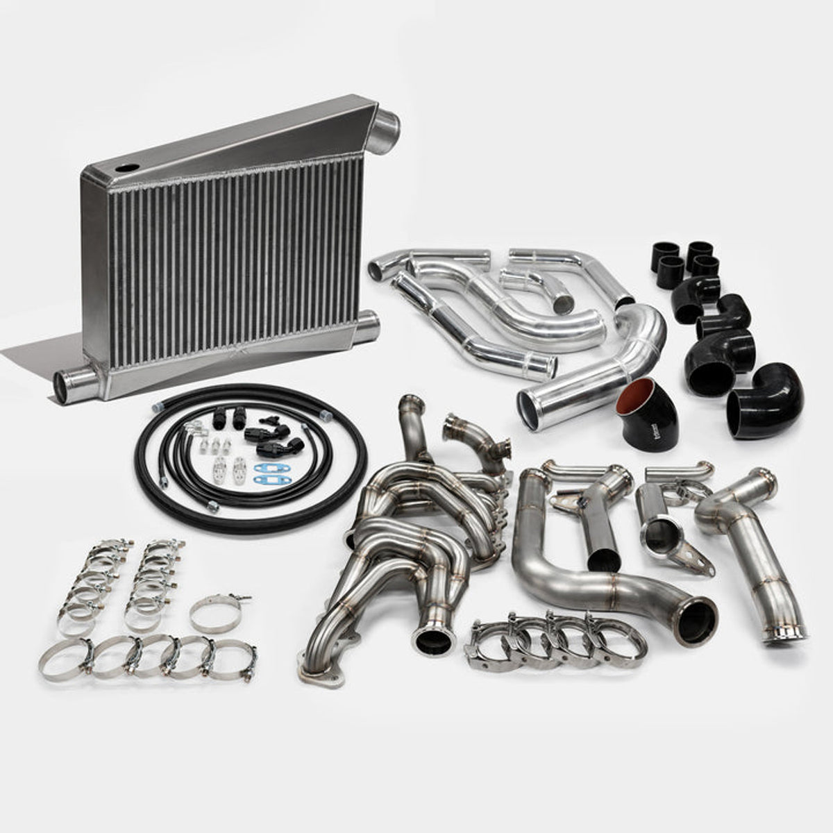AldoWelds Top Mount Twin Turbo Premium Complete Kit (2015-2023 F150)